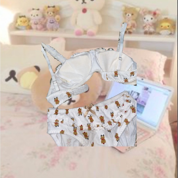 Teddy bear lingerie set kawaii - Picture 3 of 3